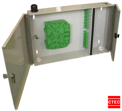 24 Fibre Double Door Demarcation Box